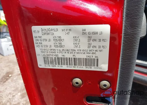 2007 Jeep Liberty Limited Edition z USA, uszkodzony, nr VIN 1J4GL58K87W614966